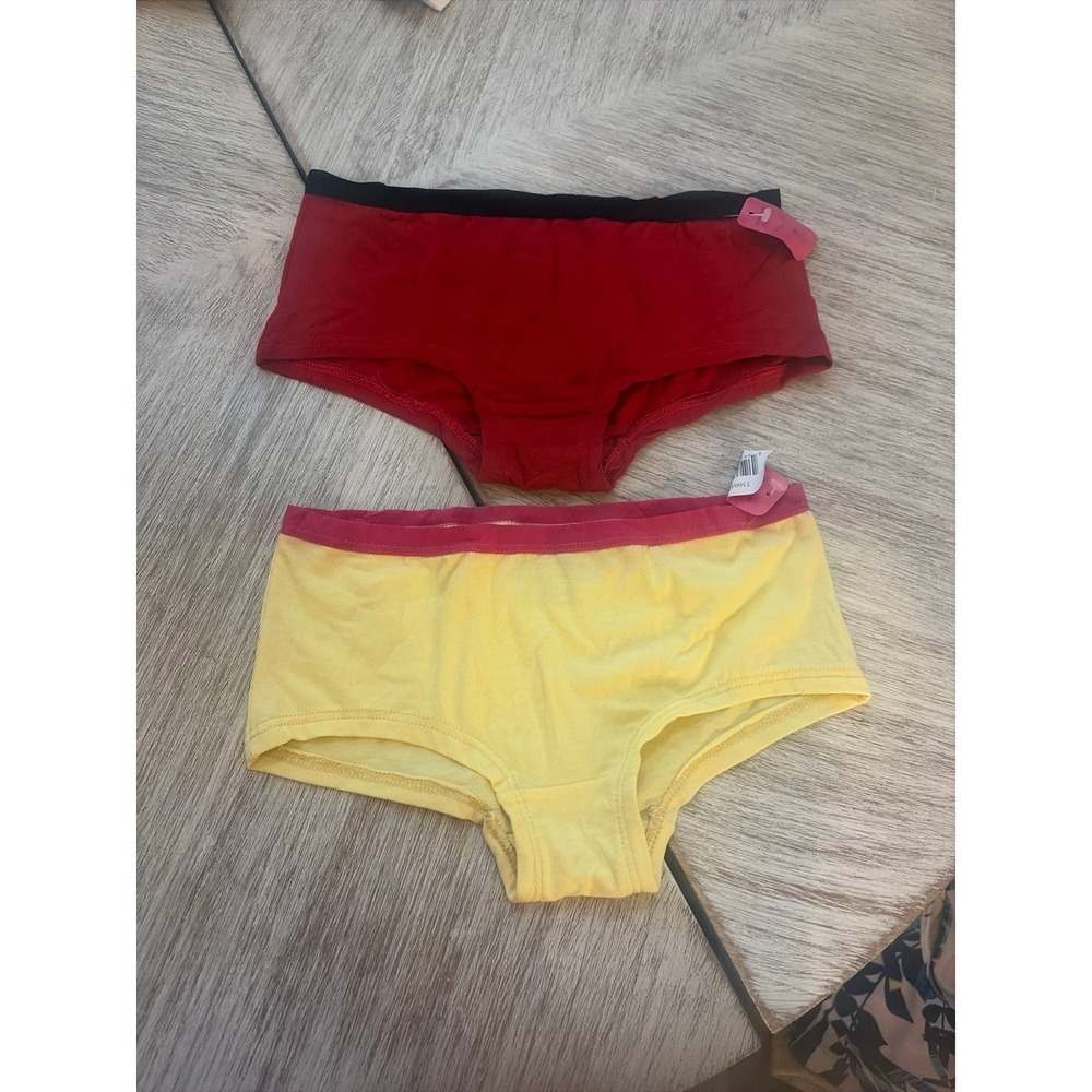 NEW George Girls Cotton Stretch‎ Boyshort Underwear Panties set 12 NWT Large